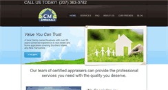 Desktop Screenshot of cmappraisals.com